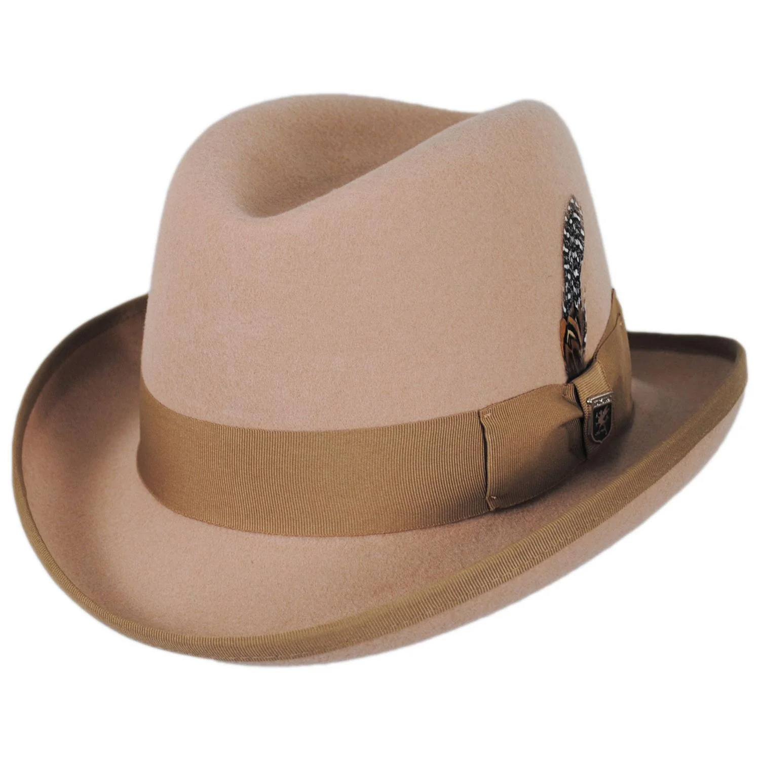Wool Felt Homburg Hat