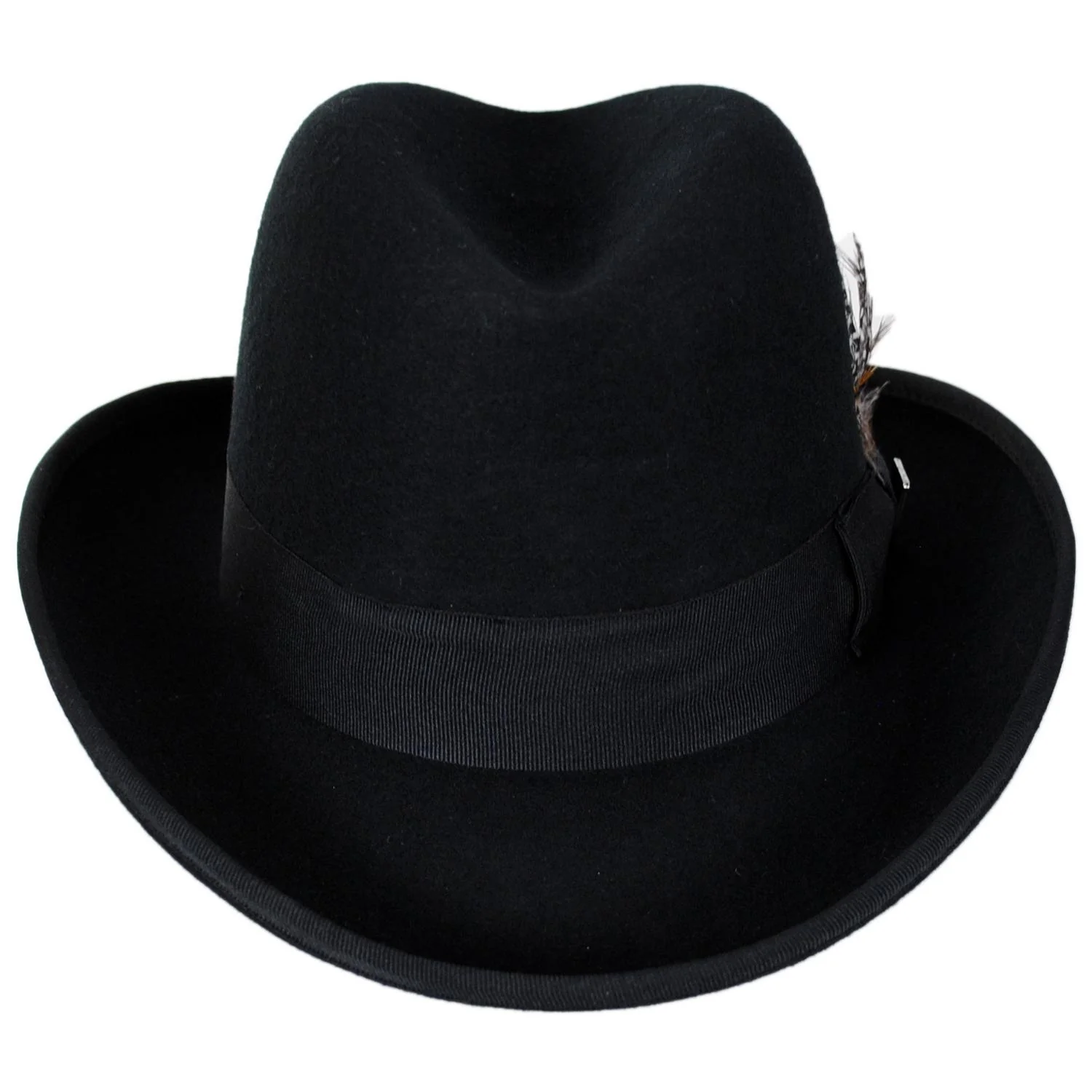 Wool Felt Homburg Hat - Image 10