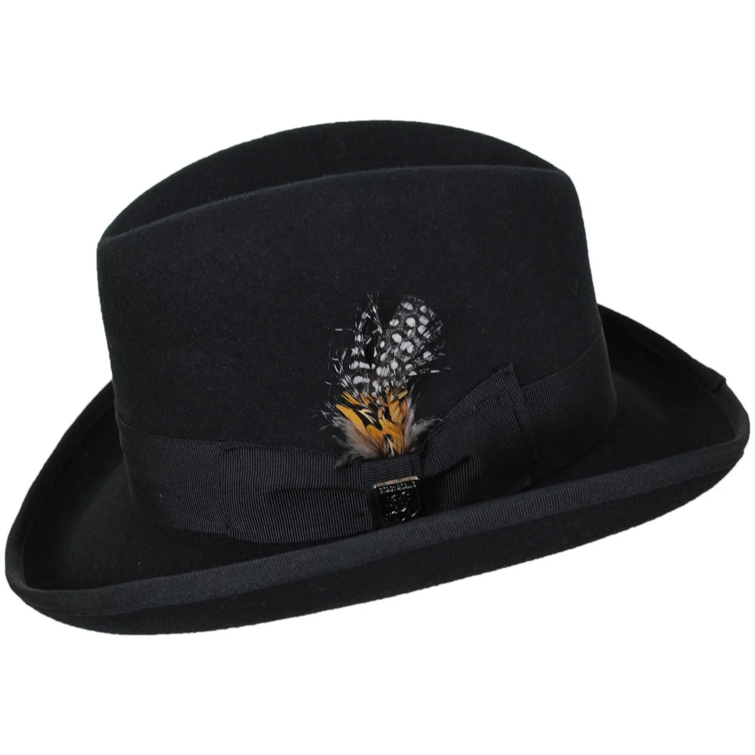 Wool Felt Homburg Hat - Image 11