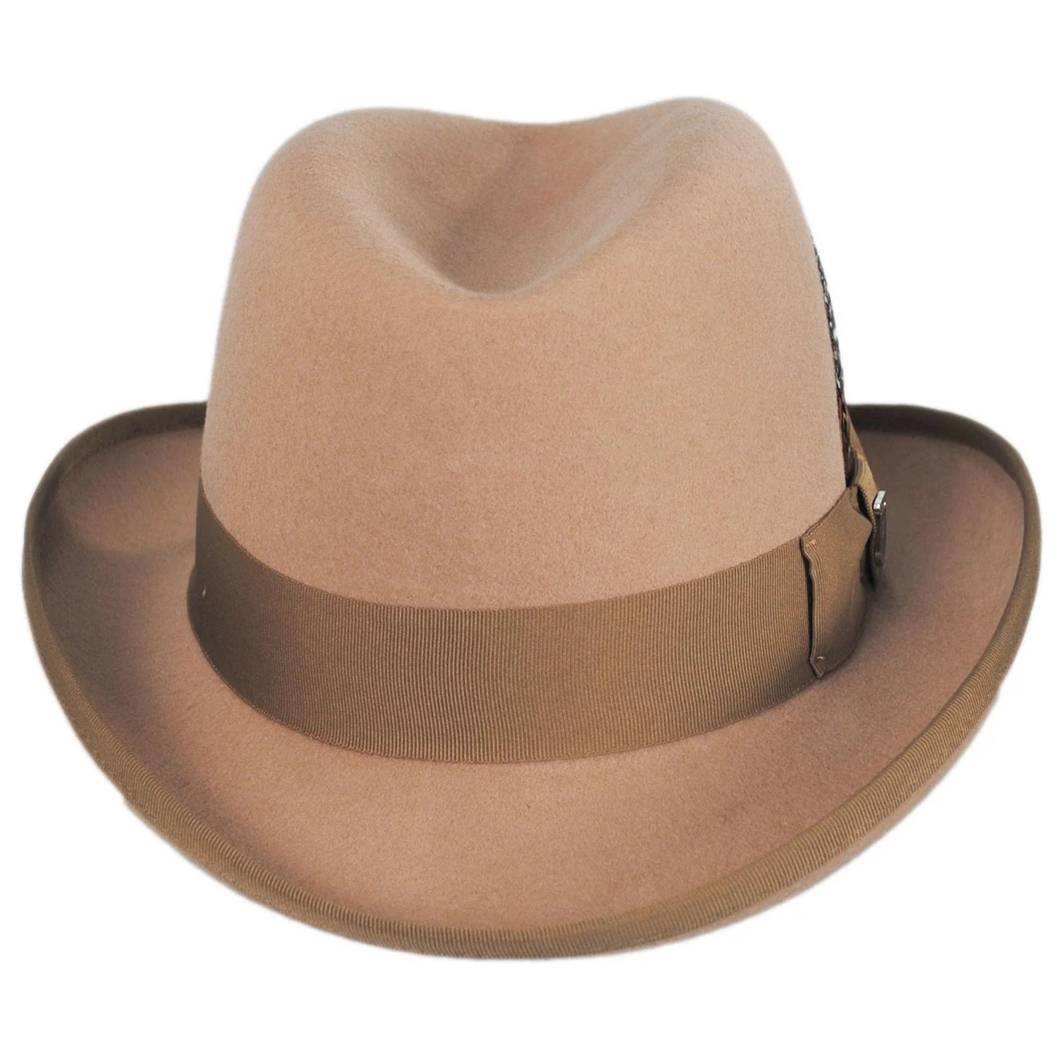 Wool Felt Homburg Hat - Image 2