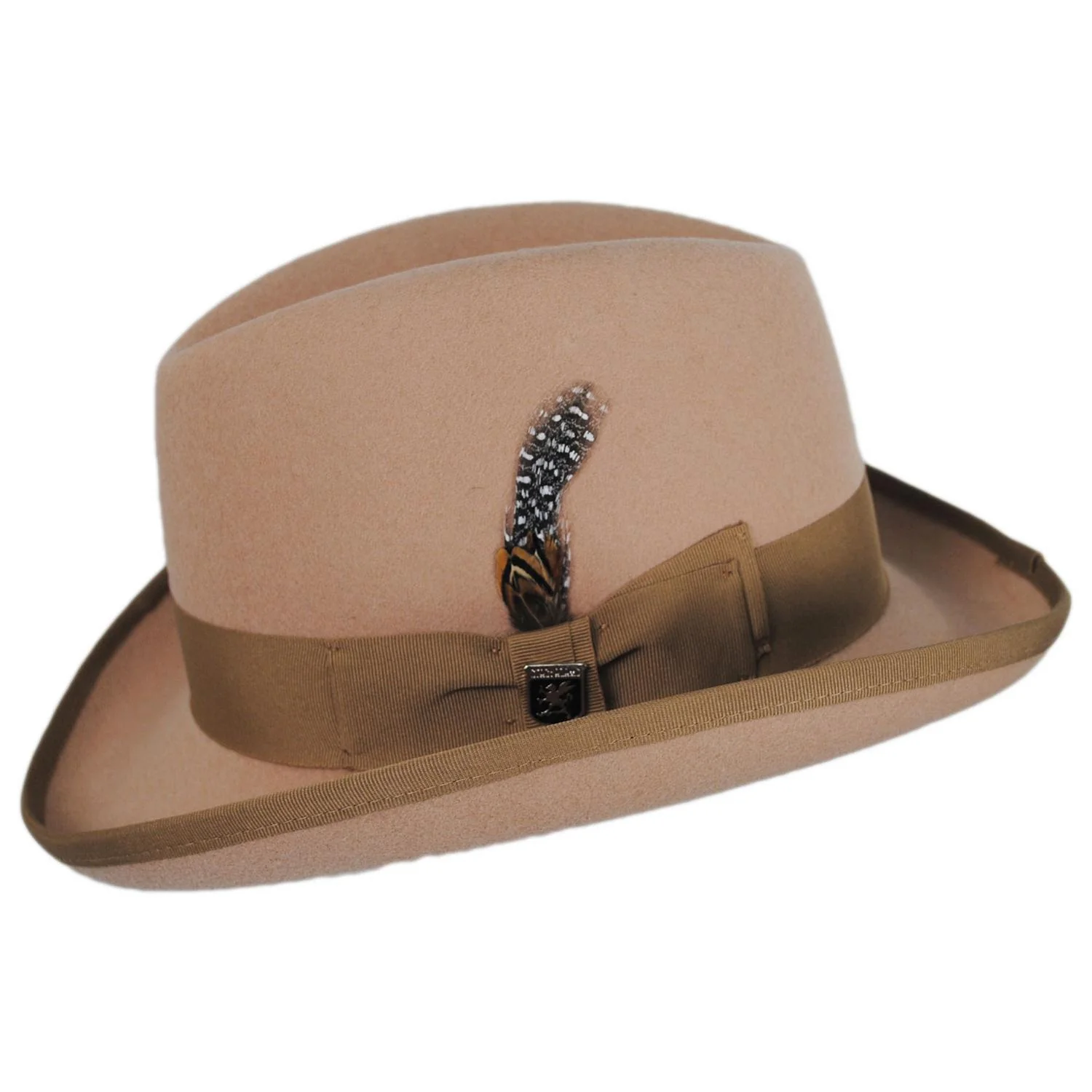 Wool Felt Homburg Hat - Image 3