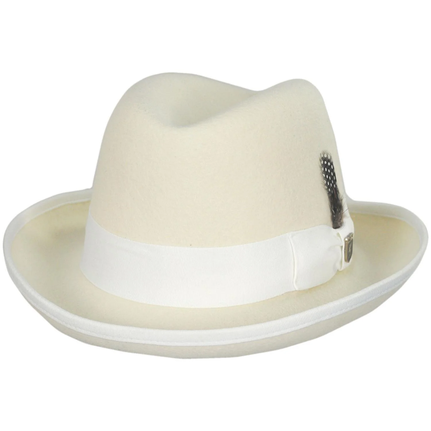 Wool Felt Homburg Hat - Image 5
