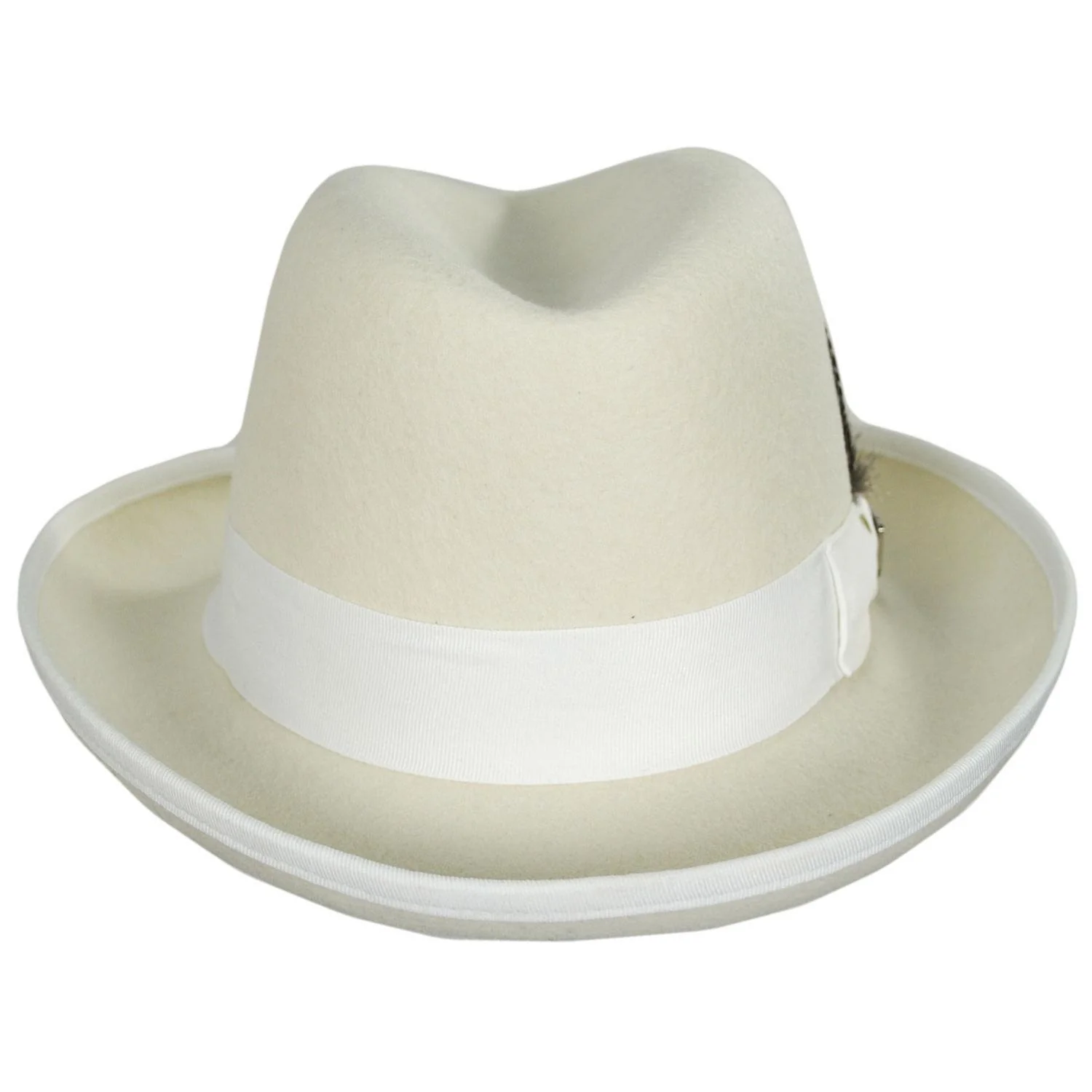 Wool Felt Homburg Hat - Image 6
