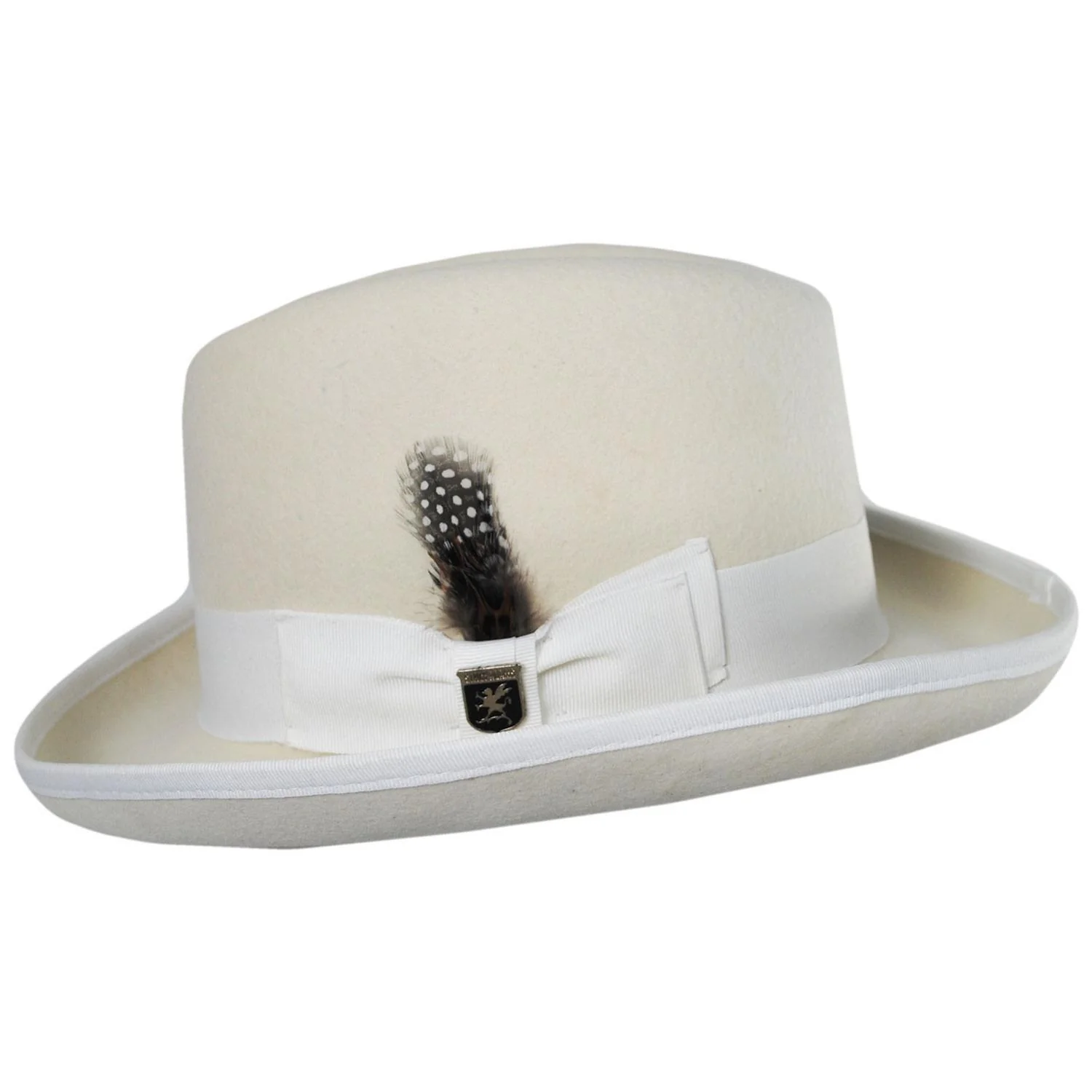 Wool Felt Homburg Hat - Image 7
