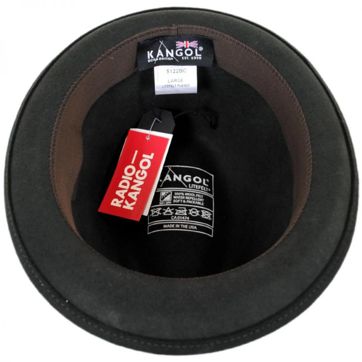 Wool LiteFelt Player Fedora Hat - Image 6