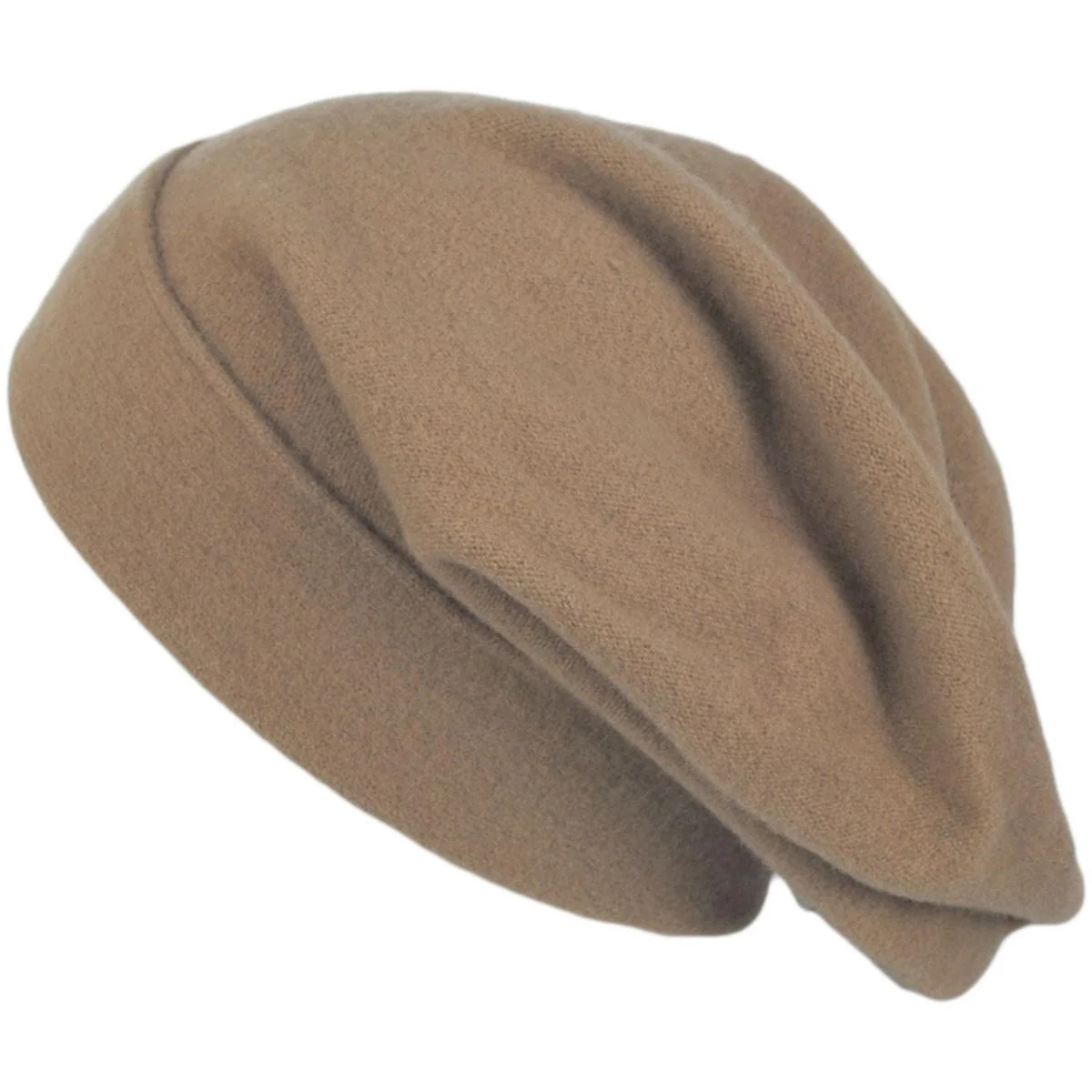 Wool Slouchy Beanie Hat - Image 9