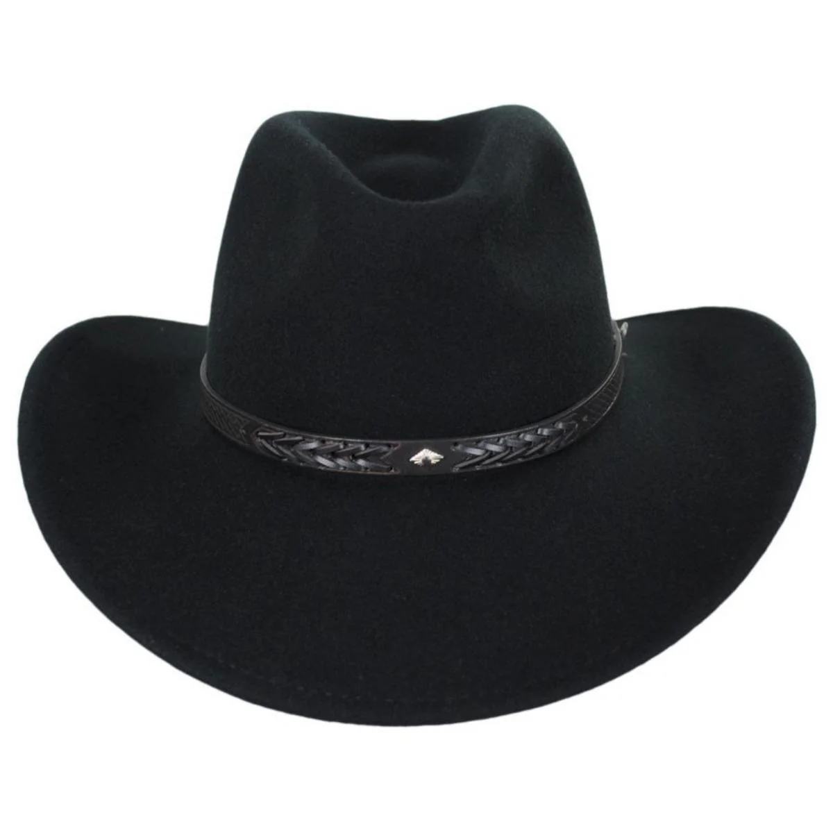 Wyatt Wool Felt Western Cowboy Hat - Image 3