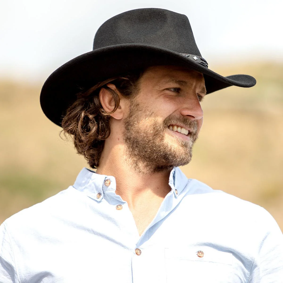 Wyatt Wool Felt Western Cowboy Hat - Image 6