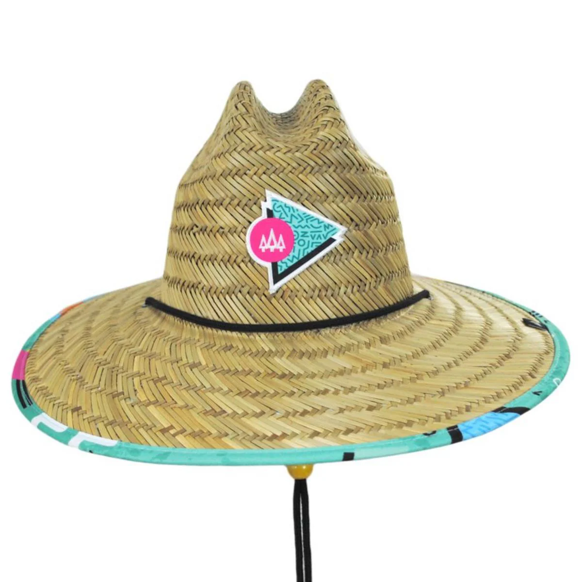 Youth Bel Air Straw Lifeguard Hat - Image 2