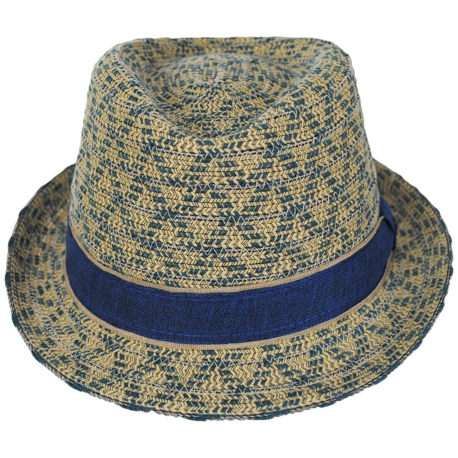 Zane Poly Cotton Braid Fedora Hat - Image 6